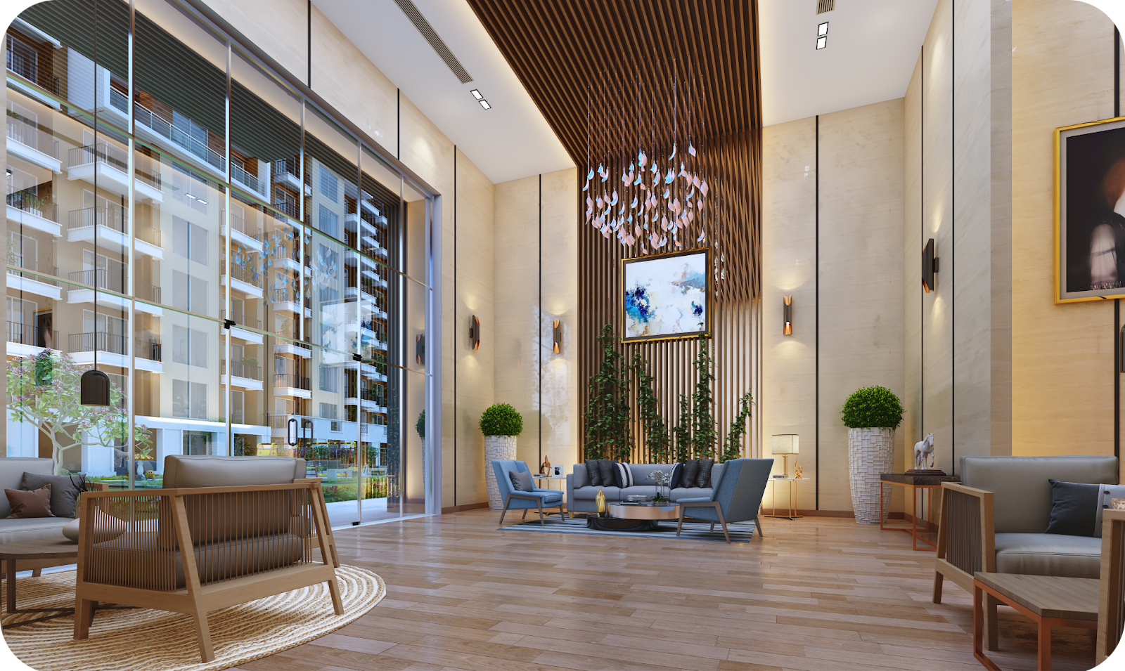 Lobby Entrance at Surya Signature